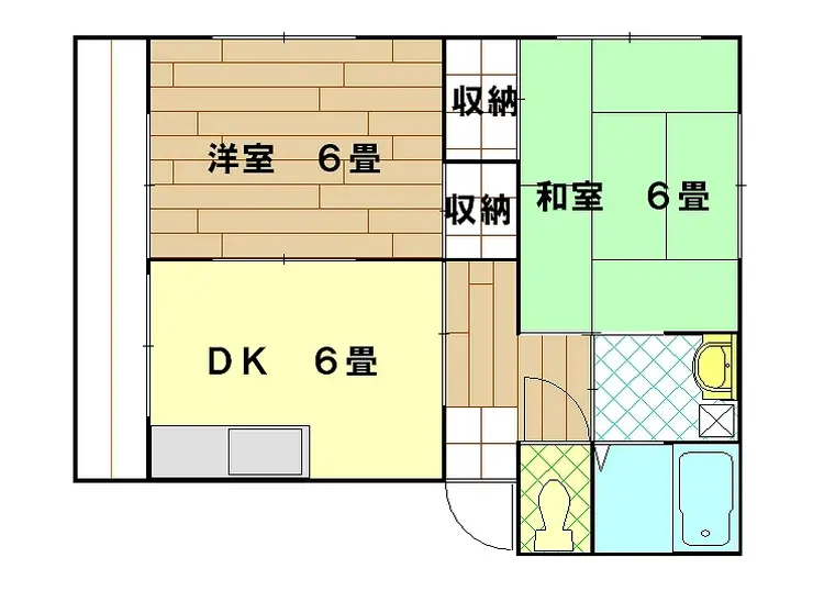 クローバーハウス 2階階 間取り
