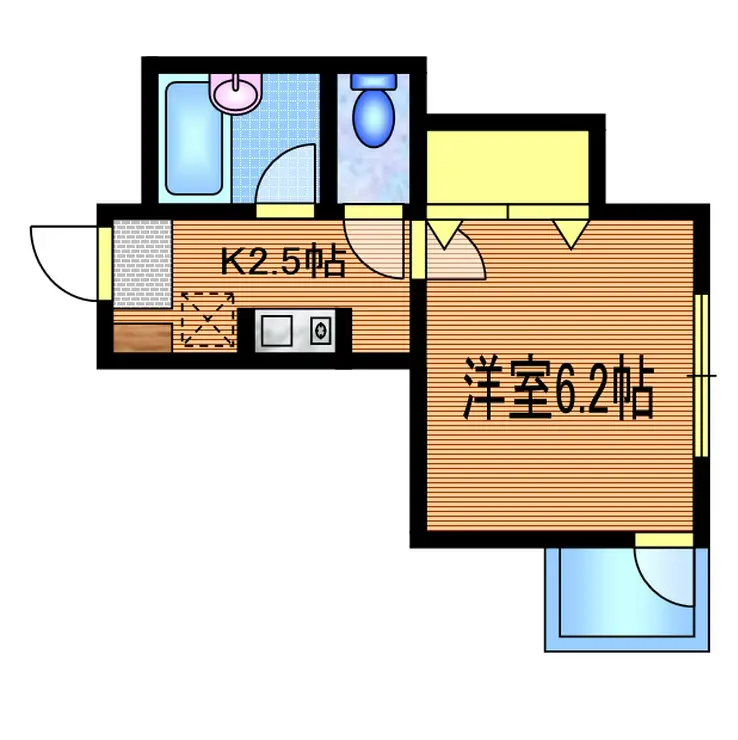 アネックススギモト 1階階 間取り