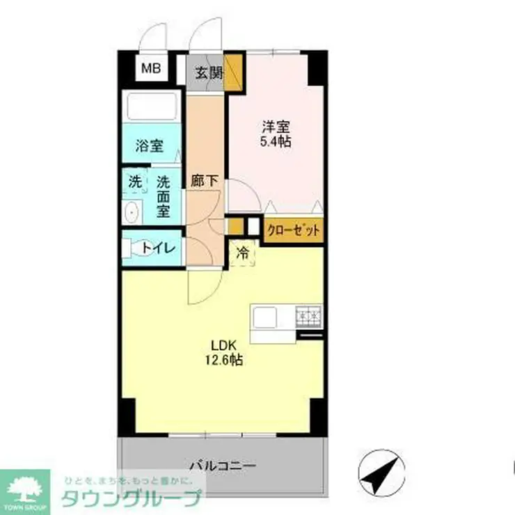 Murray Hill 5階階 間取り