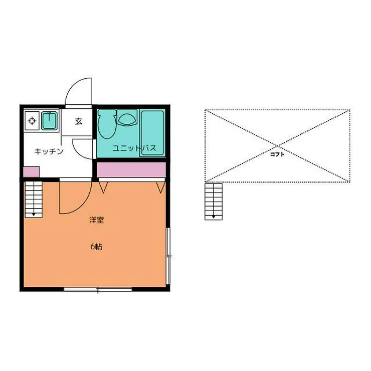 アルシェ大久保 2階階 間取り