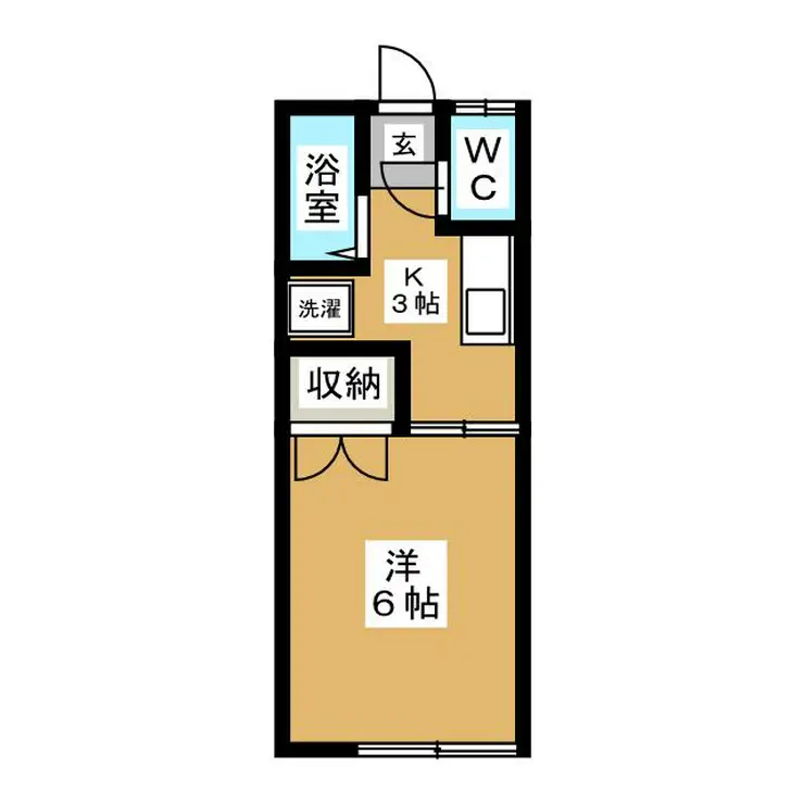 コーポロイド 2階階 間取り