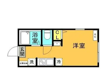 VENUS RESIDENCE三ッ沢上町(ワンルーム/1階)の間取り写真