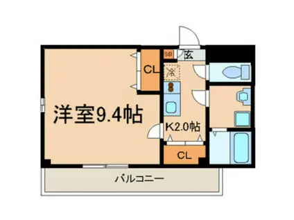 EMPEREUR FER(1K/3階)の間取り写真