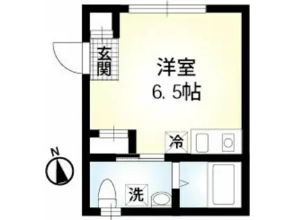 リシェス北千住(ワンルーム/2階)の間取り写真