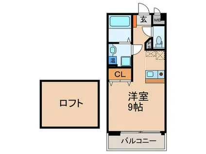カレッタ マヤ(ワンルーム/4階)の間取り写真