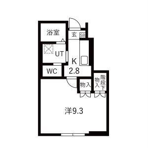 KA PILINA(1K/1階)の間取り写真