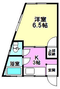 セラヴィ(1K/2階)の間取り写真