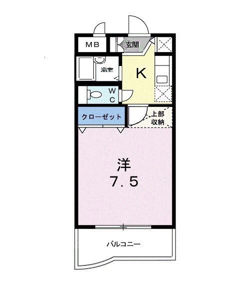 GRACEONE(1K/3階)の間取り写真