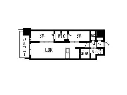 DRAW上本町(2LDK/5階)の間取り写真