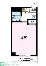 COZY HOUSE URAWA(1K/4階)の間取り写真