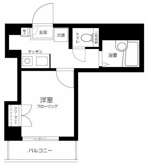 プレール渋谷壱番館(1K/4階)の間取り写真