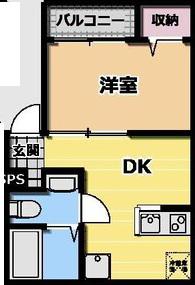 志村SOLAN LINK(1DK/1階)の間取り写真