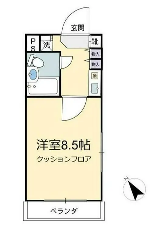 クリオ相模原壱番館 2階階 間取り