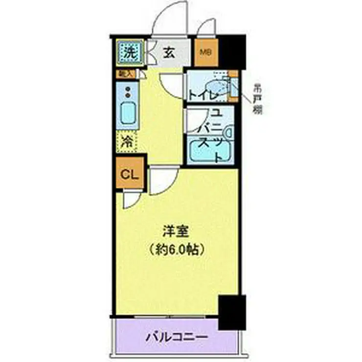 パレステュディオ神楽坂 5階階 間取り