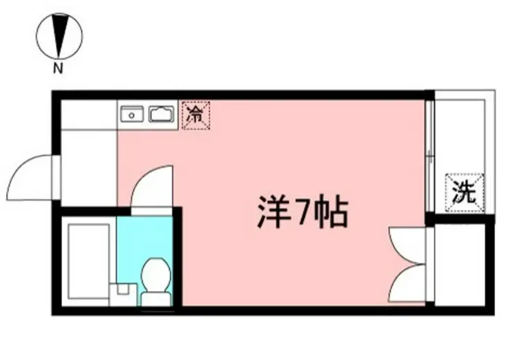 コーポカナサキ 1階階 間取り