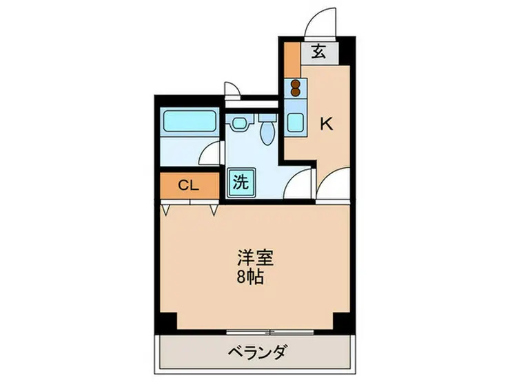 パークハイム萩中 4階階 間取り