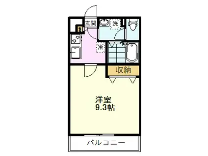 リブリ・EL VITA(1K/3階)の間取り写真