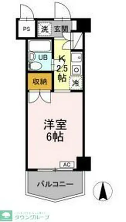 ジュネス西生田 3階階 間取り