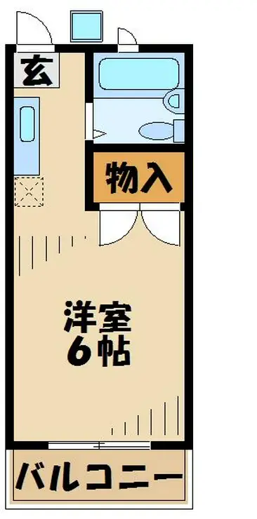 ハイムラムーネ 2階階 間取り