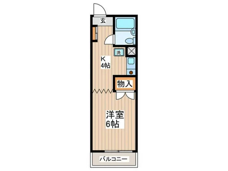 ヤマザキマンション 1階階 間取り