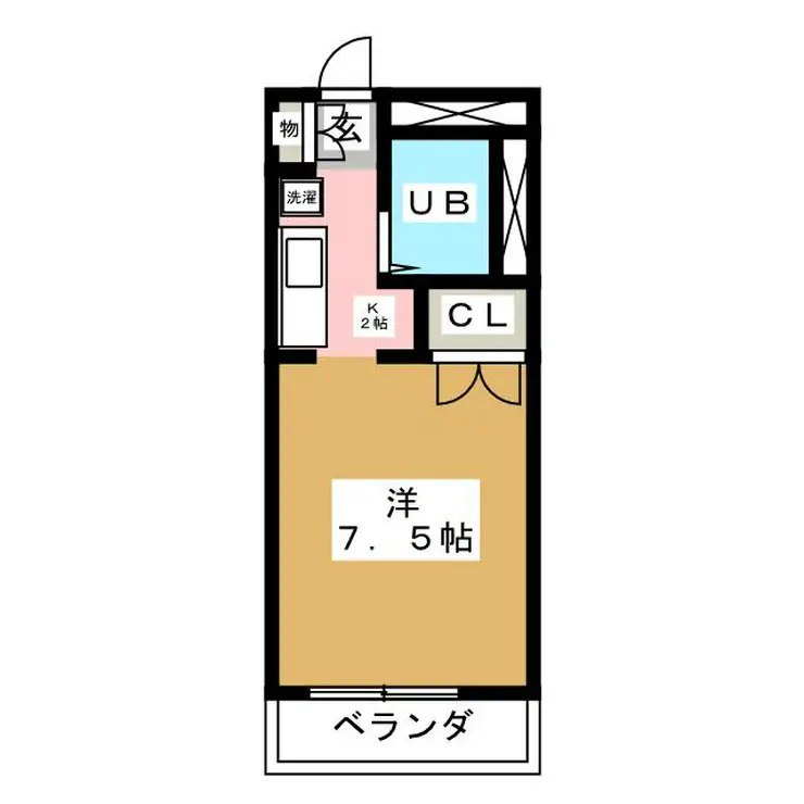 メゾンプラザ 4階階 間取り