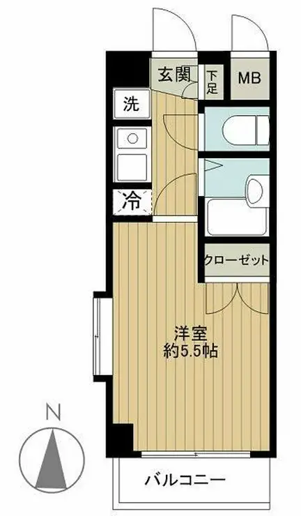 エスコート中野大和町 3階階 間取り