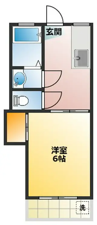 ハイツ栄連 2階階 間取り