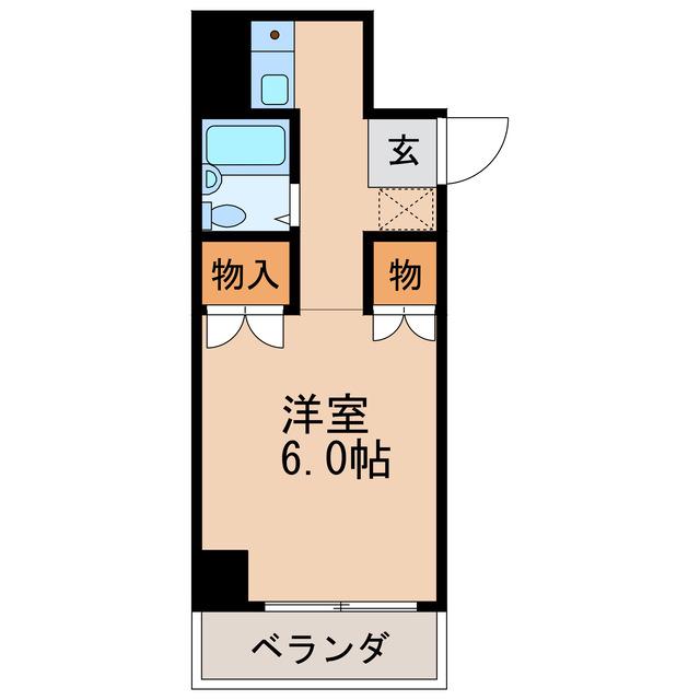 メゾンドエトワール(ワンルーム/5階)の間取り写真