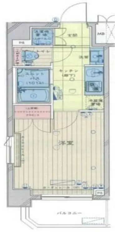 ルーブル大鳥居弐番館 3階階 間取り