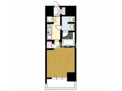 スパシエ川崎エセンザ(1K/5階)の間取り写真