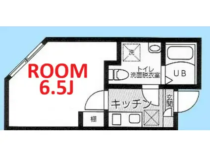 パラッツォ中村・デルマーレ中村町(1K/3階)の間取り写真