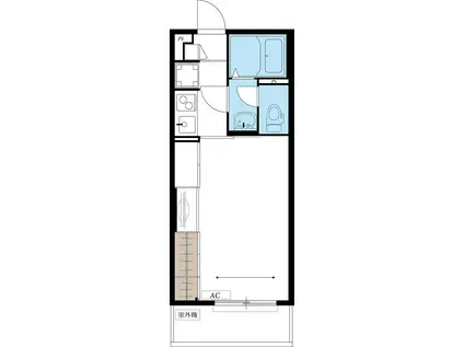 リブリ・シャトー・デ・ザールV(1K/3階)の間取り写真