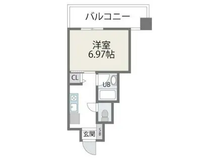 アバンダント21(1K/11階)の間取り写真