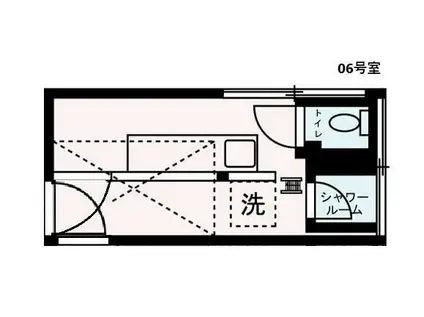 SAKURA SAKURA(ワンルーム/2階)の間取り写真