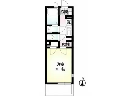 リモーネVIII(1K/3階)の間取り写真