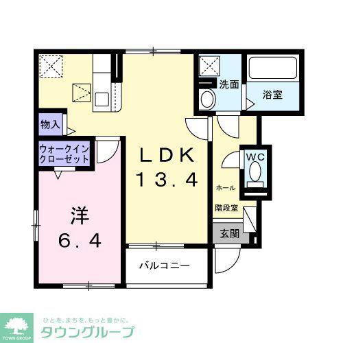 ハウス フェリーチェ II(1LDK/1階)の間取り写真