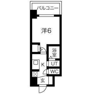 エステムコート名古屋ステーションクロス(1K/12階)の間取り写真