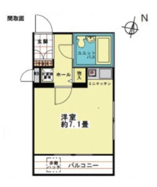 ダイアパレス亀有第2(1K/3階)の間取り写真