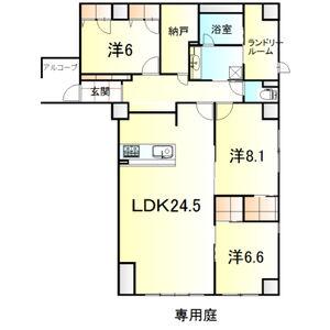RESIDENCE KIKUZAKA(3LDK/3階)の間取り写真