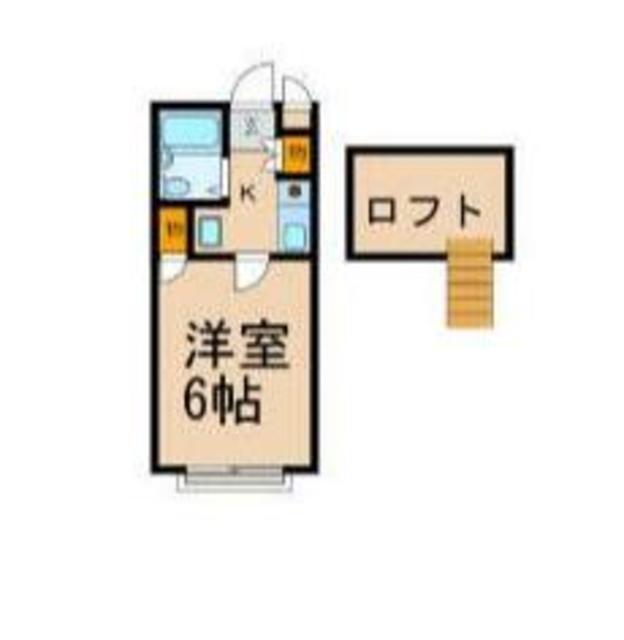 VILLA510II(1K/2階)の間取り写真