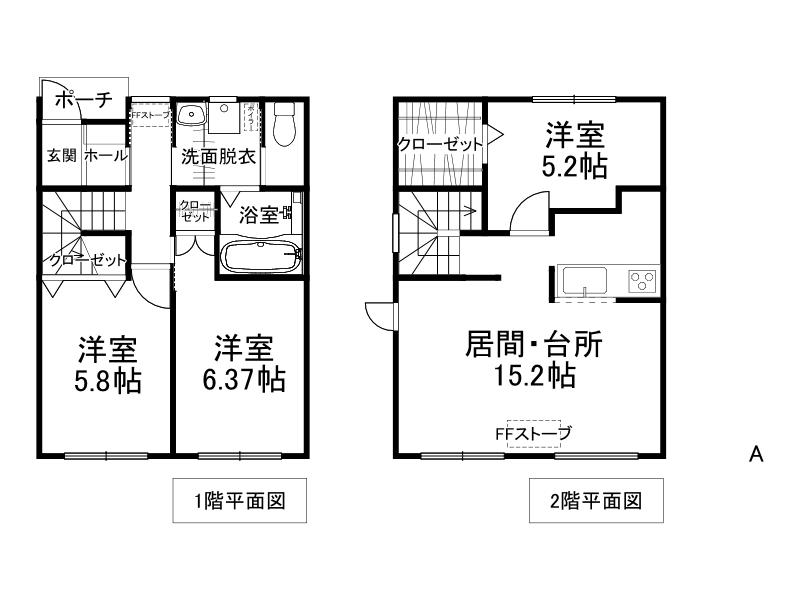 KREIS(3LDK/1階)の間取り写真
