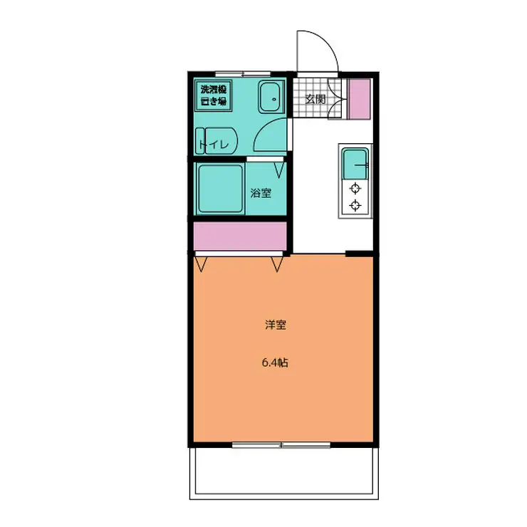 桐原ハイツ 2階階 間取り