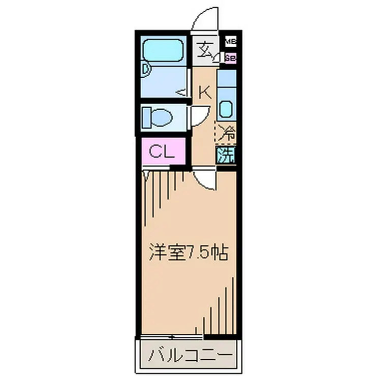 リマール新城A 3階階 間取り