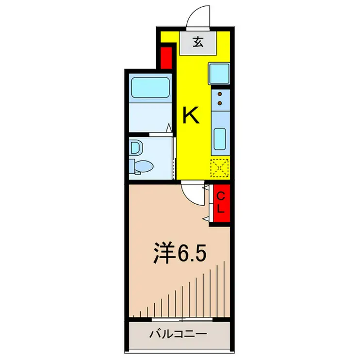 ライムハイツ 2階階 間取り