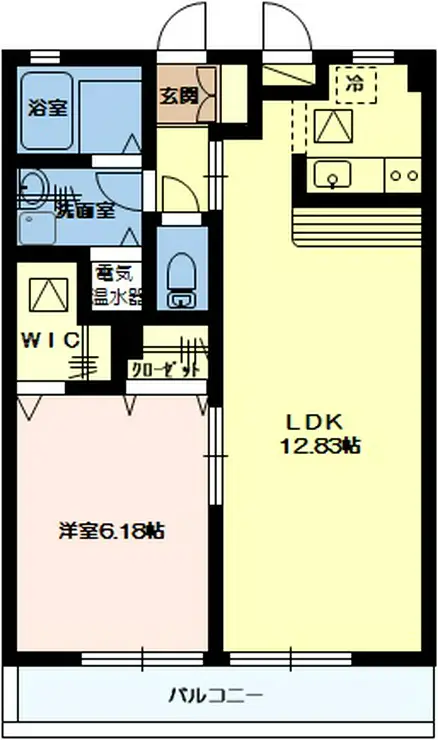 ビレッジイーストアベニュー 3階階 間取り