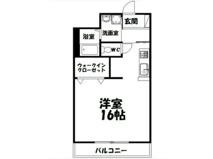 ヴィーブル住吉(ワンルーム/4階)の間取り写真