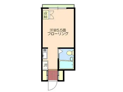 アイレックス目白(1K/2階)の間取り写真