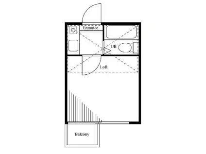 セドルハイムオハラ(ワンルーム/1階)の間取り写真