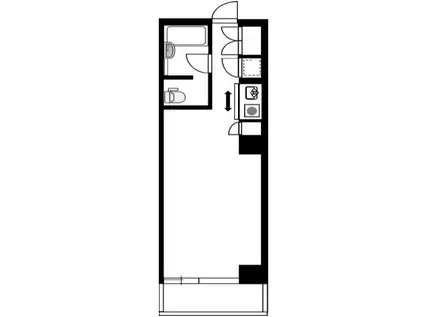 ラ・ヴェリエール(ワンルーム/6階)の間取り写真