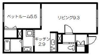 ステージ(1LDK/2階)の間取り写真